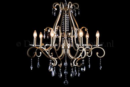 Crystal Chandelier Clarence 7 light (bronze) - Modern chandeliers
