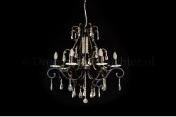 Crystal Chandelier Clarance 7 light (matt black)