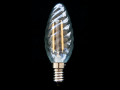 LED Kaarslamp helder gedraaid 4 Watt 2500K (dimbaar)