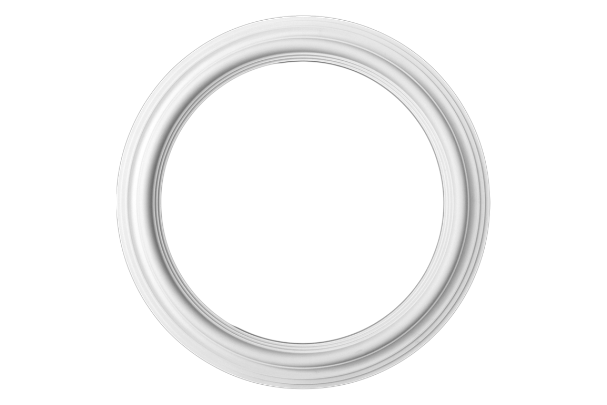 Plafond sierring Ornament  80x80cm Gips - OR1009