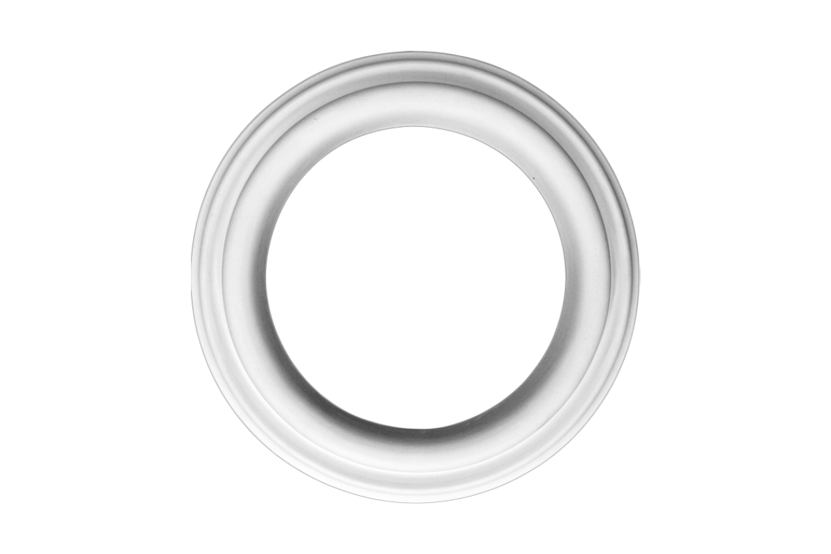 Plafond sierring Ornament 72x72cm Gips - OR1042