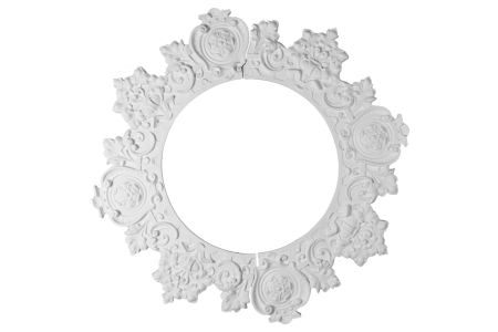 Ceiling rosette ring Ornament 115x115cm Plaster - OR1087 - Rosettes from 60cm