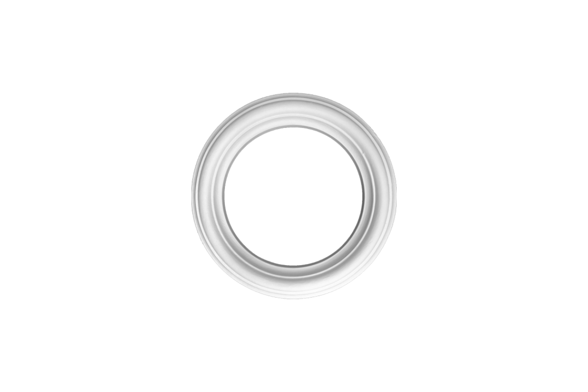 Plafond sierring Ornament 26x26cm Gips - OR1110