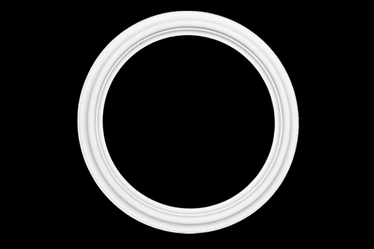 Ceiling rosettes ring Ornament  38x38cm Plaster - OR1007