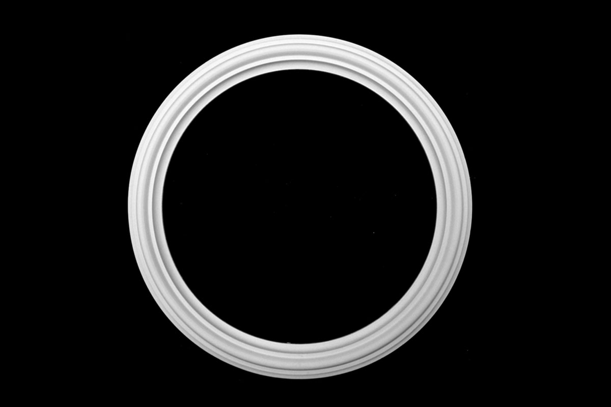 Ceiling rosettes ring Ornament 54x54cm Plaster - OR1003
