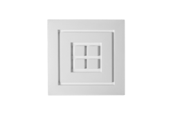 Ceiling rosette Ornament 30x30cm Plaster - ORR128 Ceiling rosette Ornament 30x30cm Plaster - ORR128