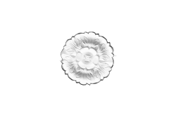 Ceiling rosette Ornament 19x19cm Plaster - ORR25 Ceiling rosette Ornament 19x19cm Plaster - ORR25