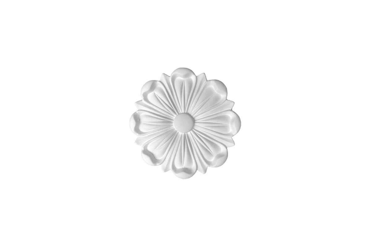 Ceiling rosette Ornament 16x16cm Plaster - ORR32
