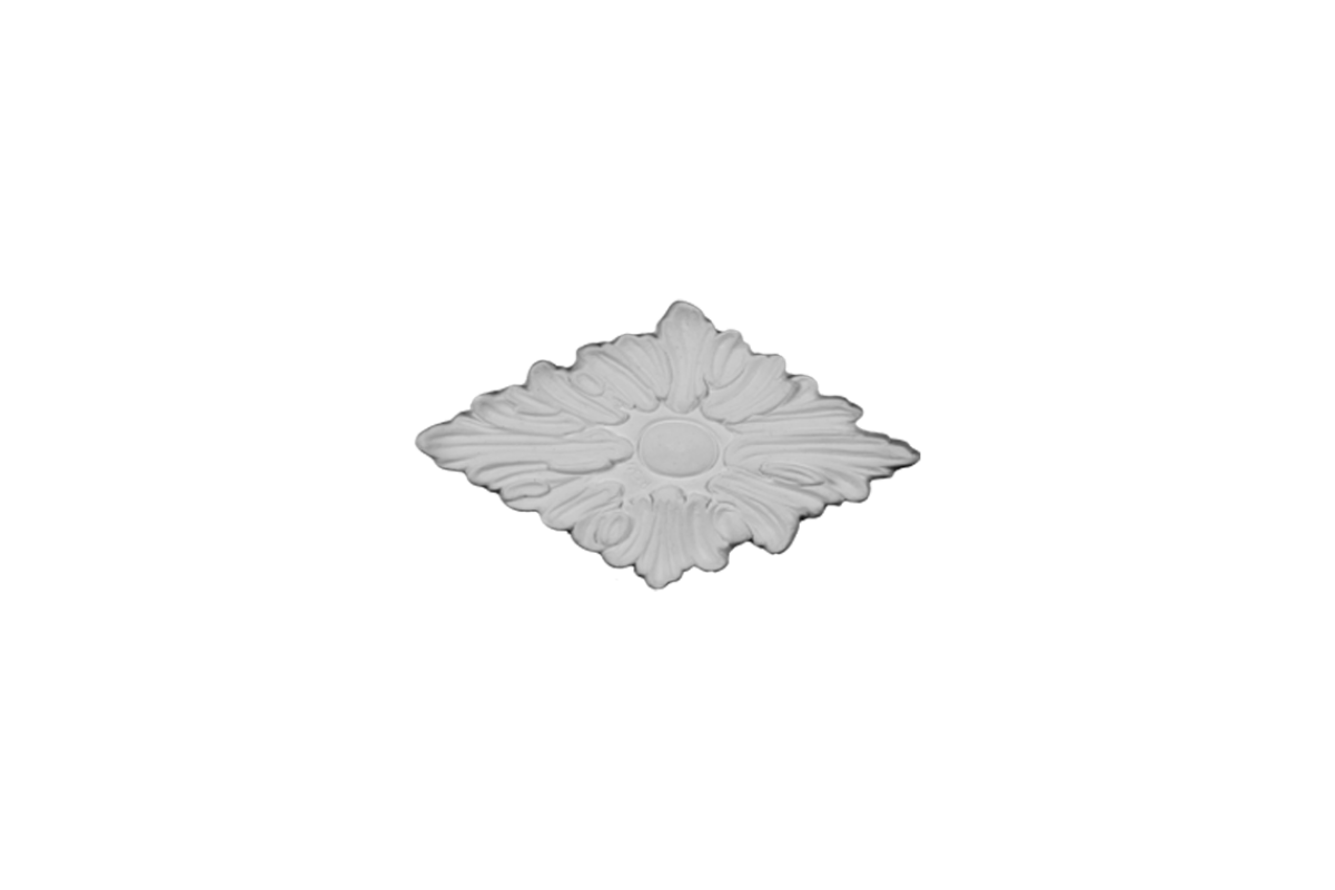 Ceiling rosette Ornament 17x11cm Plaster - ORR34