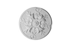 Ceiling rosette Ornament 35x35cm Plaster - ORR4 Ceiling rosette Ornament 35x35cm Plaster - ORR4
