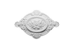 Ceiling rosette Ornament 64x42cm Plaster - ORR43B Ceiling rosette Ornament 64x42cm Plaster - ORR43B