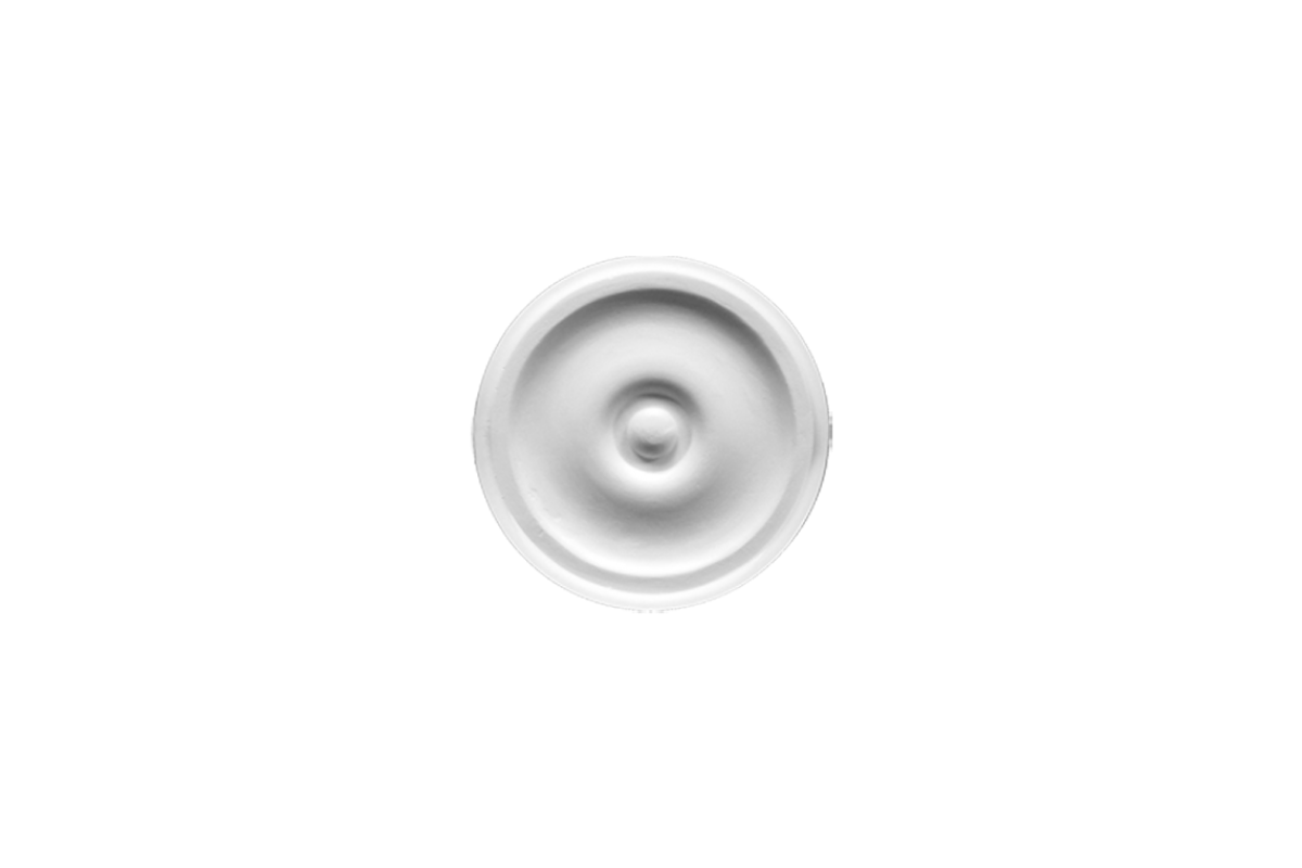 Ceiling rosette Ornament 17x17cm Plaster - ORR72