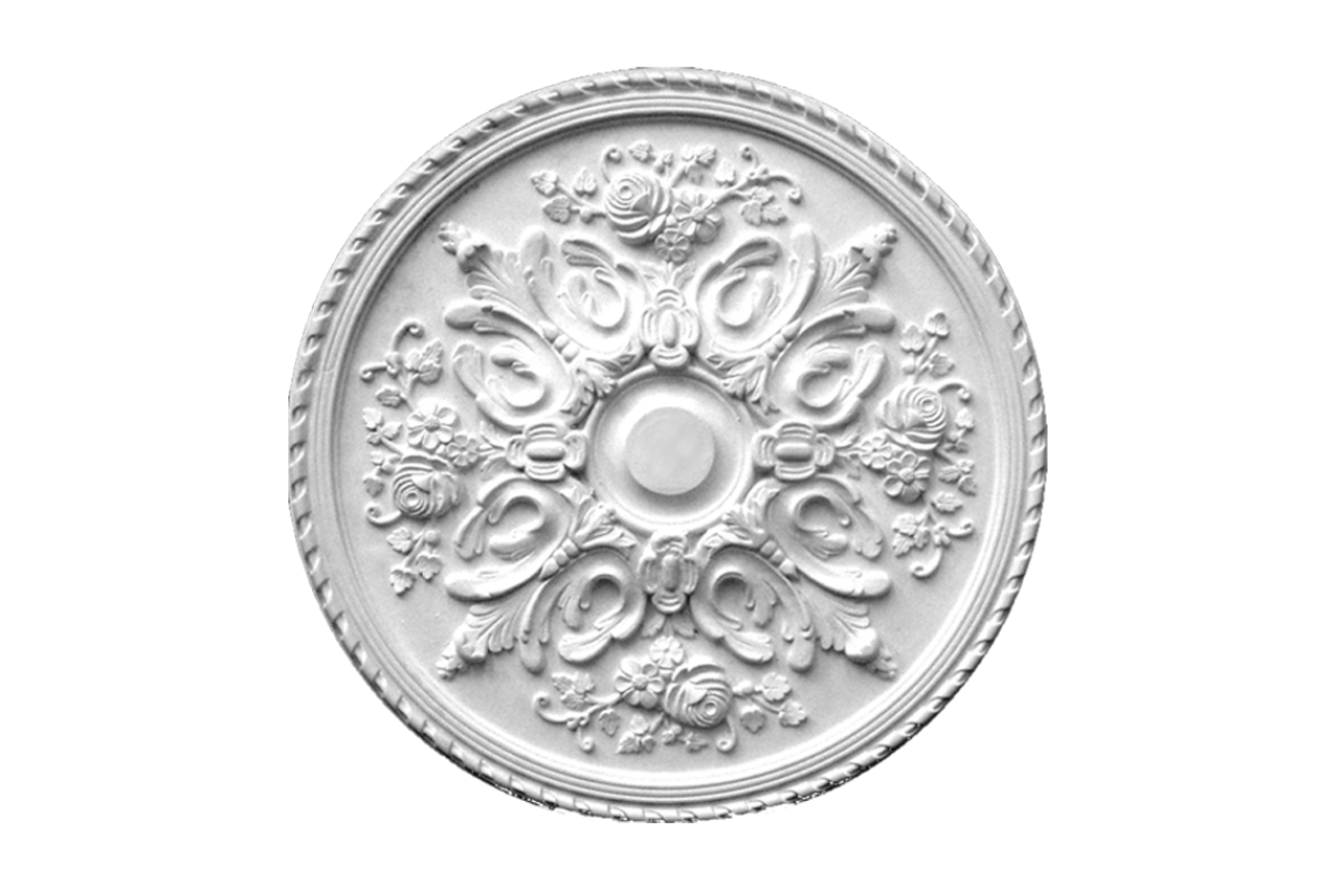 Ceiling rosette Ornament 83x83cm Plaster - ORRP14