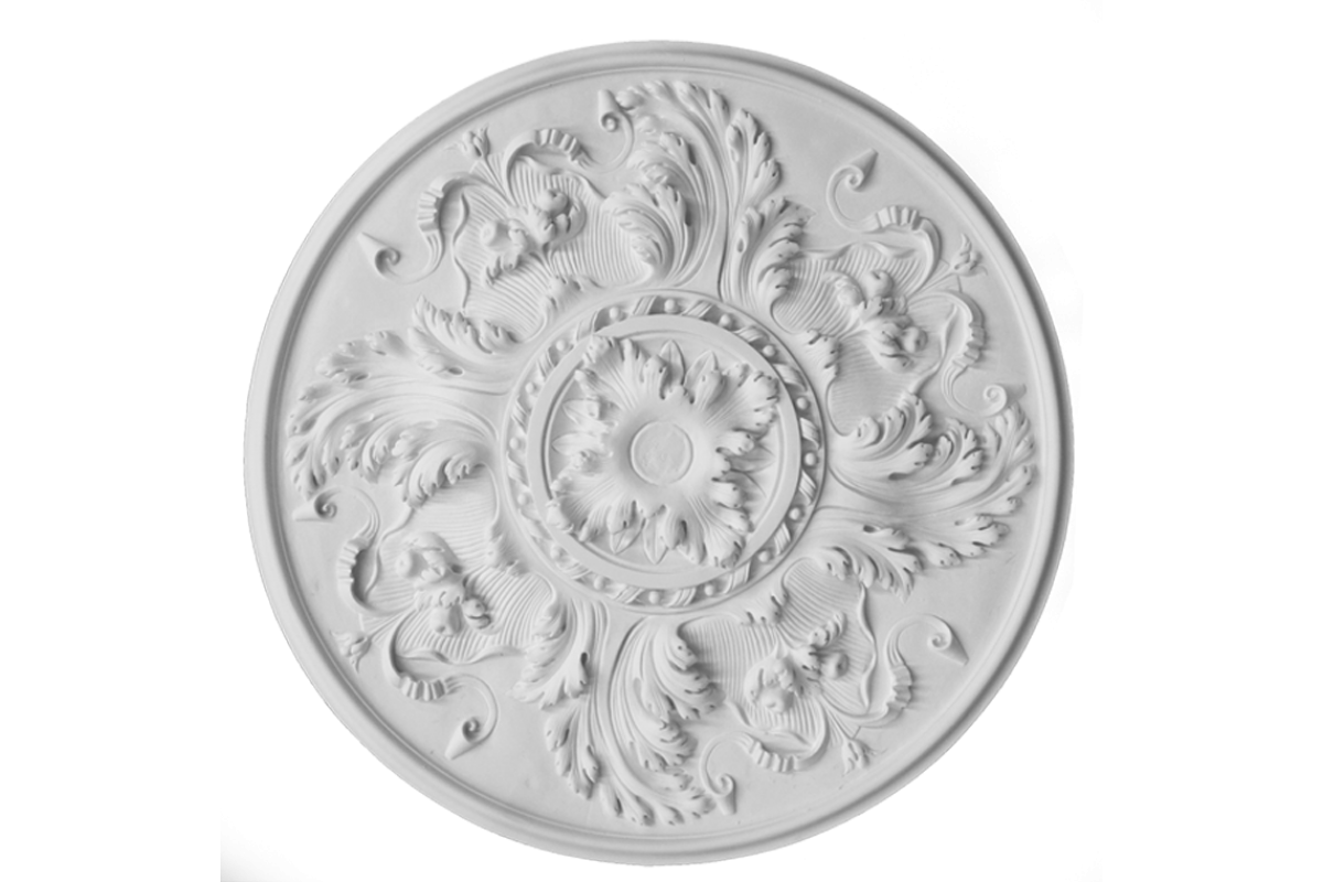 Ceiling rosette Ornament 90x90cm Plaster - ORRP16