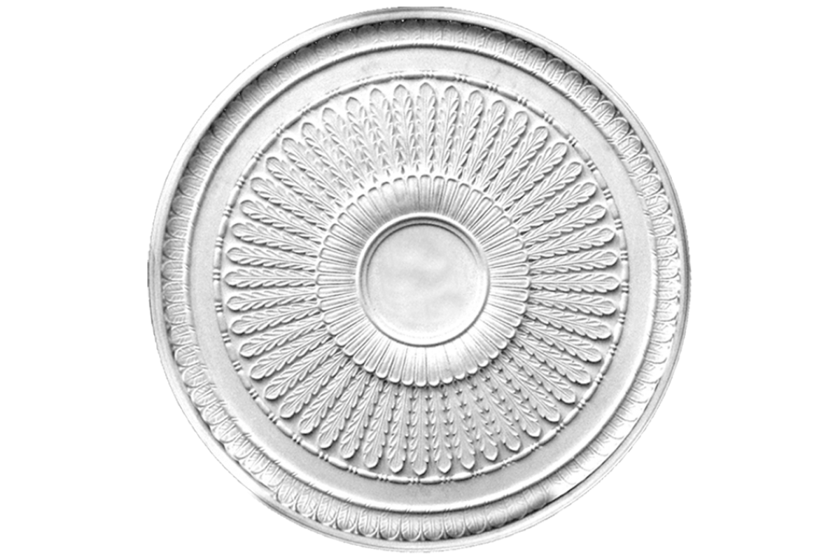 Ceiling rosette Ornament 86x86cm Plaster - ORRP53