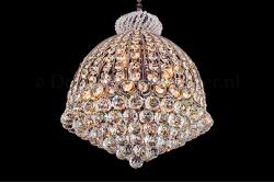Crystal Chandelier Johanne 12 light chrome - Ø48cm