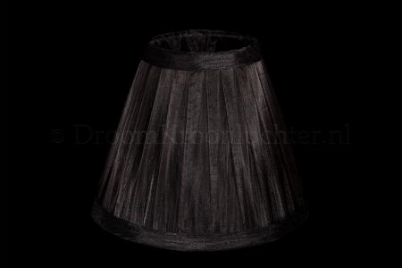 Clip on lampshade Organza black - Lamp shades for chandeliers