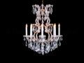 Louis Baroque Chandelier 8 lights - Ø70x80cm - (Crystal/Bronze) 