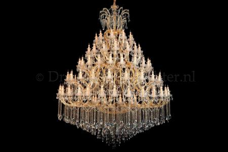 Crystal Chandelier Maria Theresa in gold 105 lights - Ø200cm/78.7Inch - Crystal chandeliers