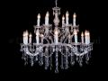 Crystal Chandelier Maria Theresa in chrome 18 lights - Ø75cm 