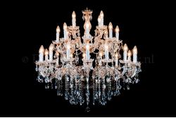 Crystal Chandelier Maria Theresa in bronze 28 lights - Ø95cm Crystal Chandelier Maria Theresa in bronze 28 lights - Ø95cm