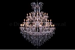 Crystal Chandelier Maria Theresa in chrome 45 lights - Ø150cm  Crystal Chandelier Maria Theresa in chrome 45 lights - Ø150cm