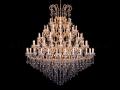 Crystal Chandelier Maria Theresa in gold 91 lights - Ø200cm/78.7Inch