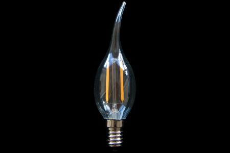 LED Candle E14 clear tip 4 Watt 2500K (dimmable) - Bulbs