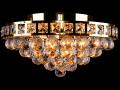 Ceiling light Amanda 4 light gold crystal