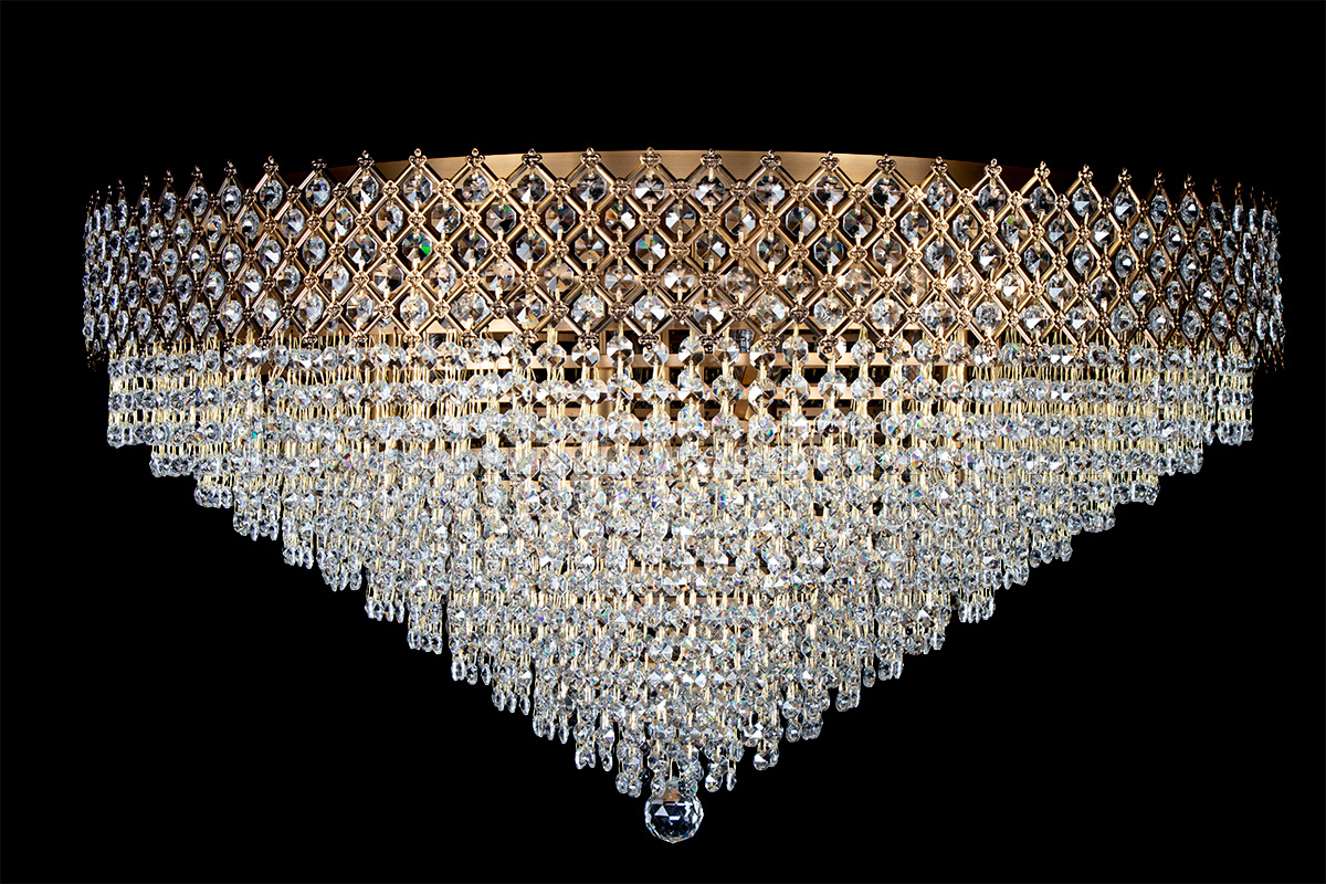 Ceiling lamp Amy 12 light (Crystal/Bronze) - Ø31.5 Inch Ceiling lamp Amy 12 light (Crystal/Bronze) - Ø31.5 Inch - Ceiling lights