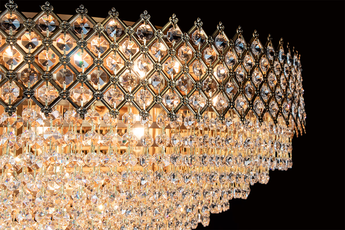 Ceiling lamp Amy 12 light (Crystal/Bronze) - Ø31.5 Inch Ceiling lamp Amy 12 light (Crystal/Bronze) - Ø31.5 Inch - Ceiling lights