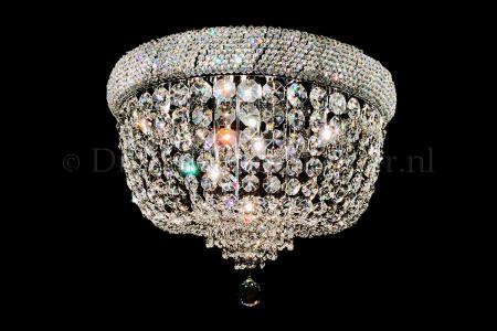 Ceiling lamp Palazzo 9 light (Crystal/chrome) - Ø19.7 Inch - Ceiling lights