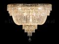 Ceiling lamp Salle 9 lights gold crystal