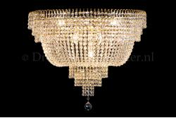Ceiling lamp Salle 9 lights gold crystal Ceiling lamp Salle 9 lights gold crystal