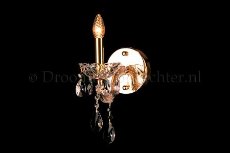 Luxurious Crystal Wall light Maria Theresa 1 light (gold) - Marie Therese chandeliers