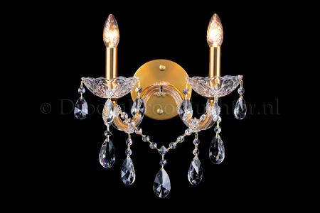 Cystal Wall light Maria Theresa 2 light crystal (bronze) LUXURY Edition - Marie Therese chandeliers