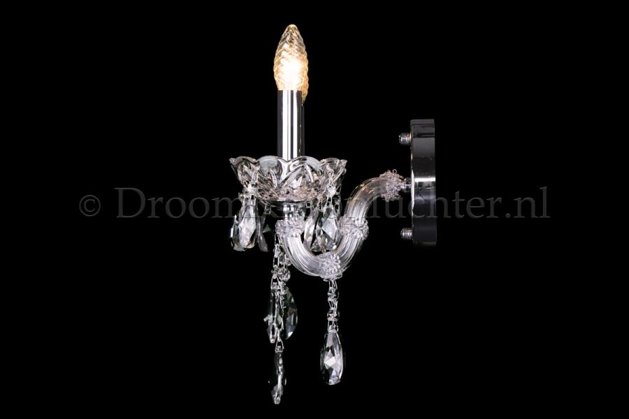 Cystal Wall light Maria Theresa 2 light crystal (chroom) LUXURY Edition - Marie Therese chandeliers