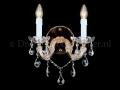 Kristallen Wandlamp Maria Theresa 2 lichts (kristal/messing)