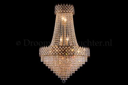 Chandelier Amy 10 light (Crystal/Bronze) - Ø23.6 Inch - Crystal chandeliers