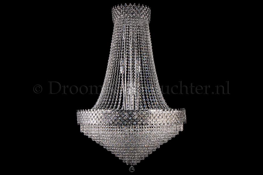 Chandelier Amy 15 light (Crystal/Chrome) - Ø31.5 Inch - Crystal chandeliers