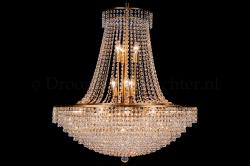 Empire chandelier crystal 24 lights bronze 31.5 inch (80cm)  - Livia Empire chandelier crystal 24 lights bronze 31.5 inch (80cm)  - Livia