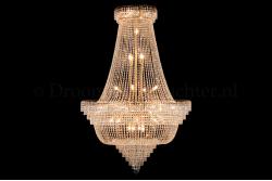 Empire chandelier 34 lights crystal 47 inch (120cm) bronze - Salle Empire chandelier 34 lights crystal 47 inch (120cm) bronze - Salle