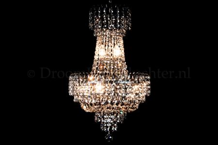 Empire chandelier crystal black 40cm / 15.7 Inch - Salle - Salle