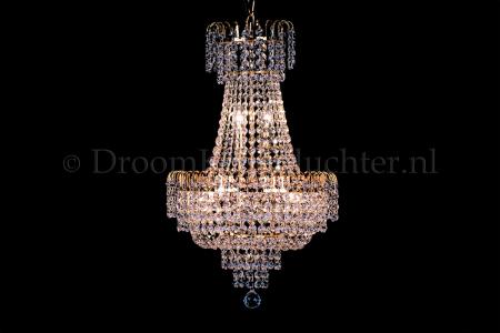Empire chandelier crystal gold 40cm / 15.7 Inch - Salle - Salle