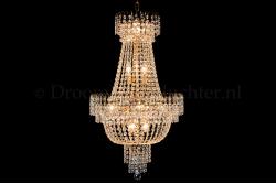 Empire chandelier crystal bronze 50cm / 19.7 Inch - Salle Empire chandelier crystal bronze 50cm / 19.7 Inch - Salle