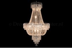 Empire chandelier crystal 23.6 Inch chrome - Salle Empire chandelier crystal 23.6 Inch chrome - Salle