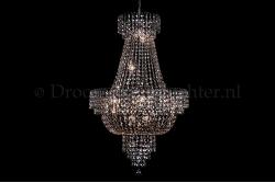 Empire chandelier crystal 23.6 Inch black - Salle Empire chandelier crystal 23.6 Inch black - Salle