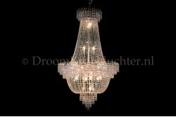 Empire chandelier 19 lights crystal 31.5 inch (80cm) gold - Salle Empire chandelier 19 lights crystal 31.5 inch (80cm) gold - Salle