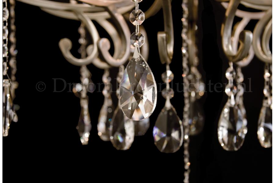 Crystal Chandelier Clarance 7 light (matt nickel) - Modern chandeliers