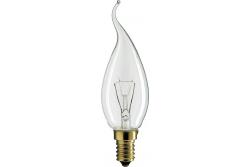 Candle light bulb clear tip 40W (Deco) Candle light bulb clear tip 40W (Deco)